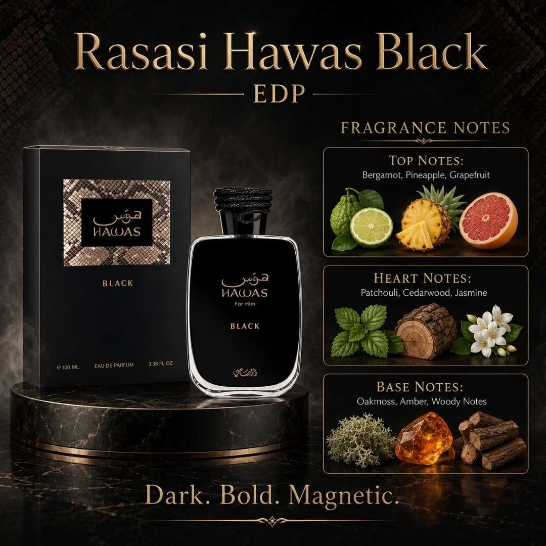 Rasasi Hawas Black EDP (2)