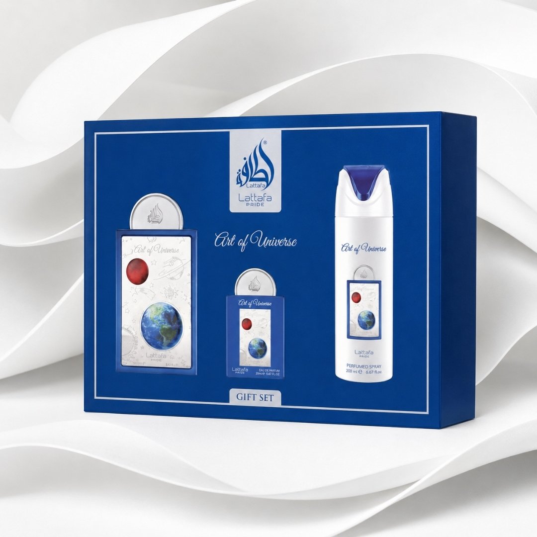 Lattafa Pride Art of Universe 3-Piece Gift Set original perfume in Bangladesh - ZYN