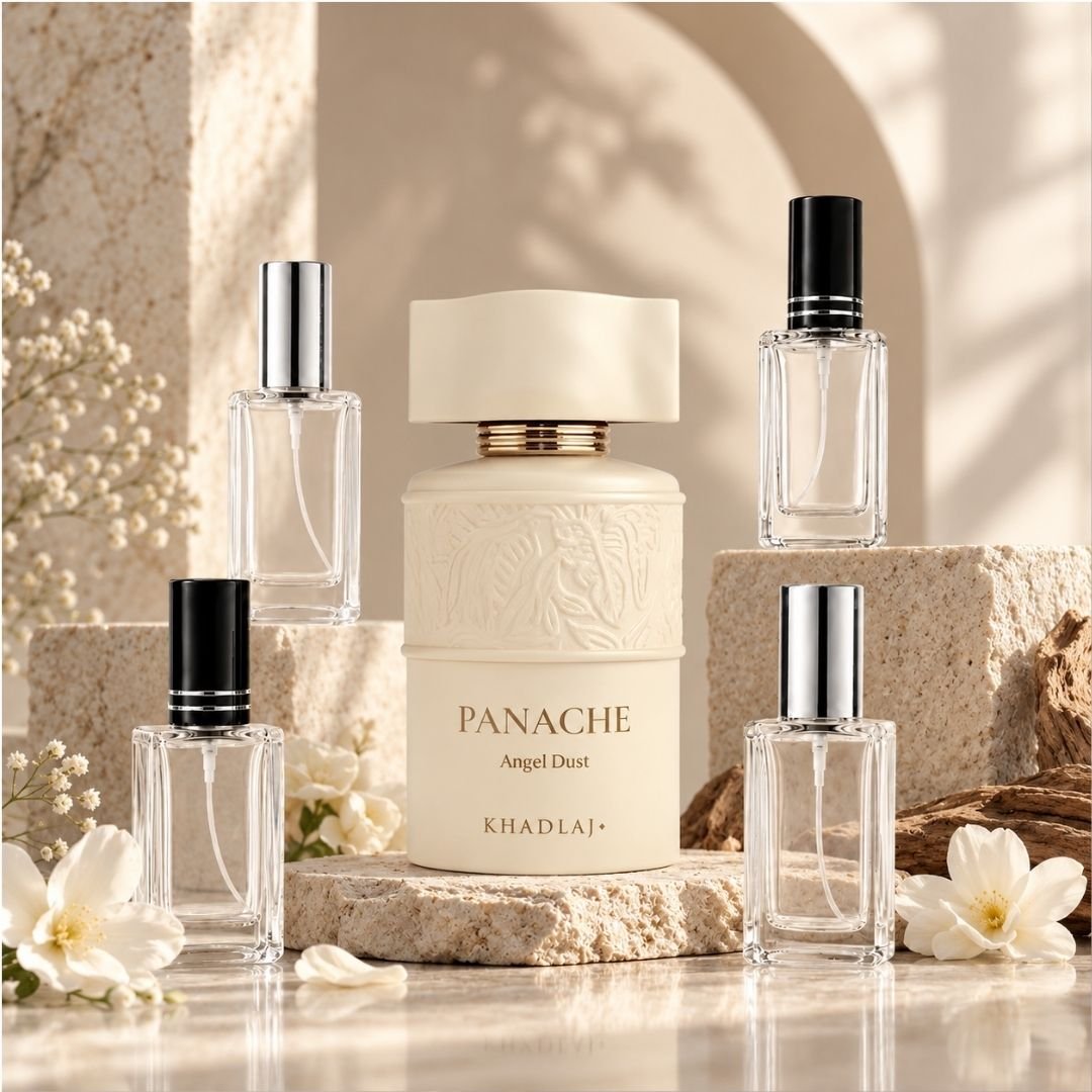 Khadlaj Perfumes Panache Angel Dust Decant Khadlaj Perfumes Panache Angel Dust Extrait de Parfum decant in Bangladesh