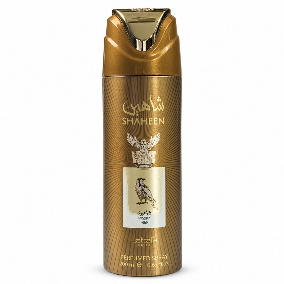 Lattafa Pride Shaheen 200ml unisex body spray can