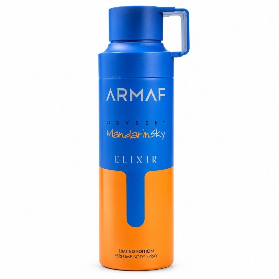 Armaf Odyssey Mandarin Sky Elixir 200ml body spray can