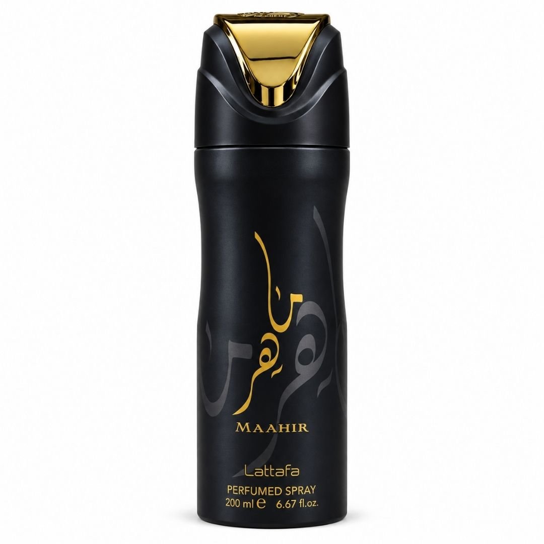 Lattafa Maahir 200ml unisex body spray can
